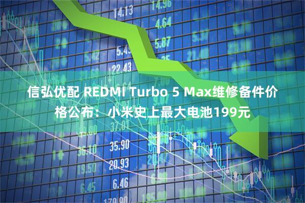 信弘优配 REDMI Turbo 5 Max维修备件价格公布：小米史上最大电池199元
